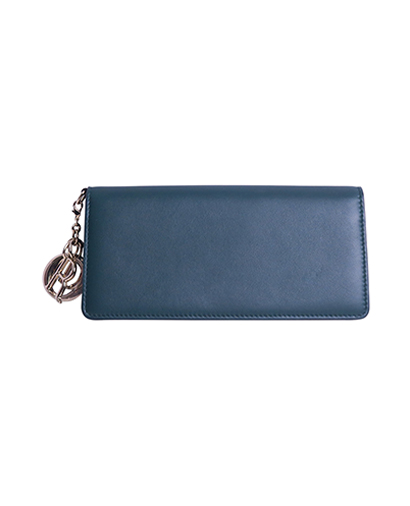 Dior Flap Long Wallet, front view
